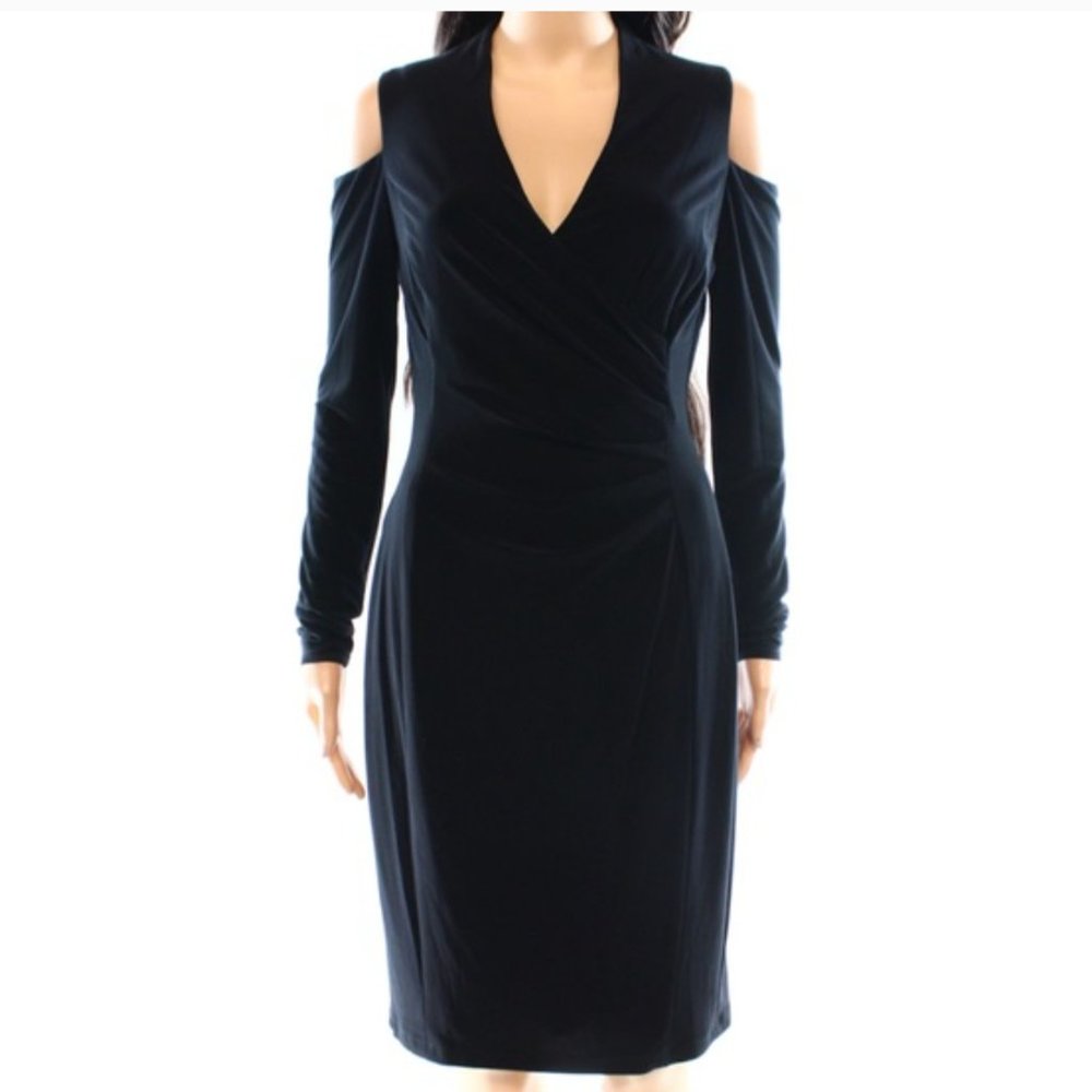 Ralph Lauren black long sleeve dress